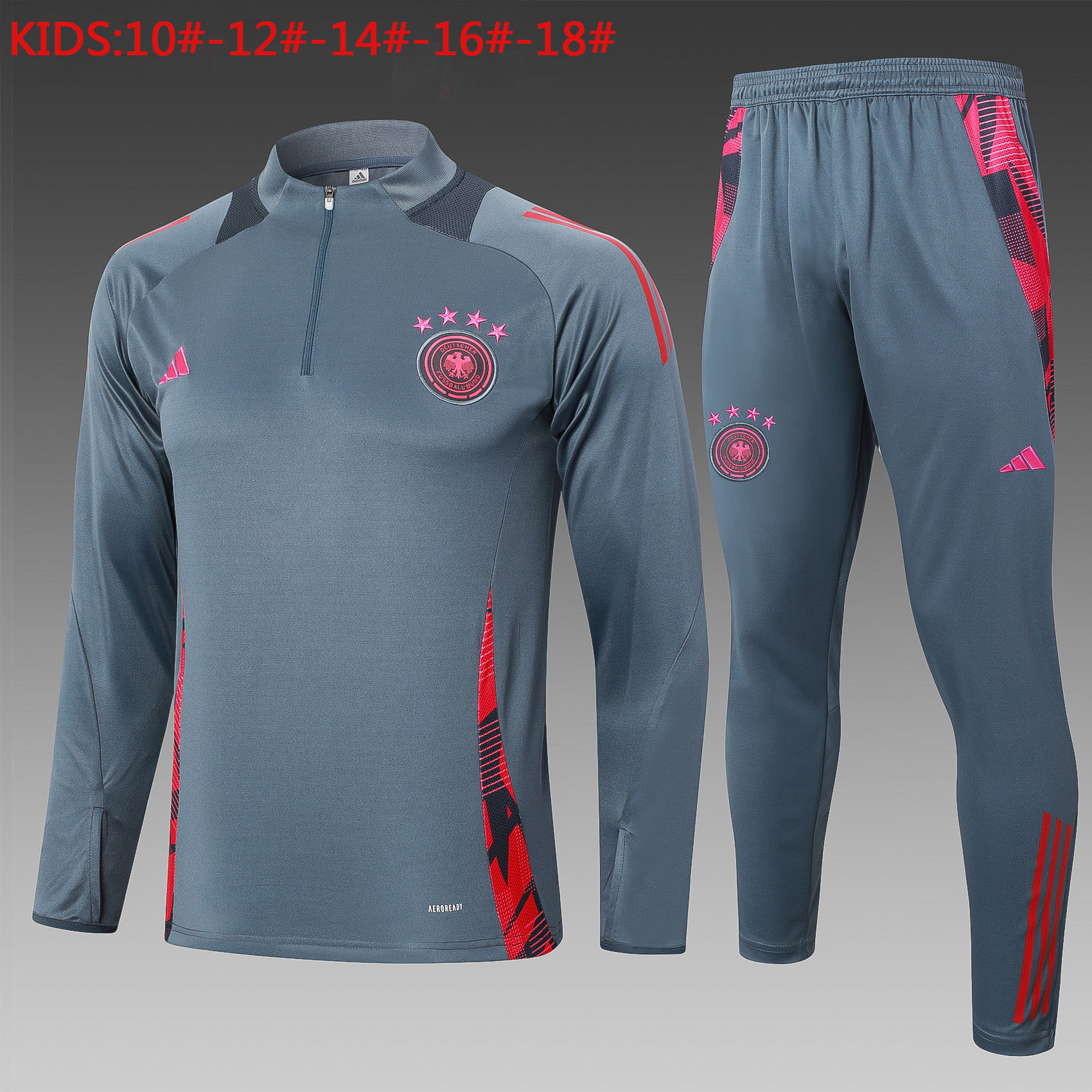 2024 Germany Kids Long Sleeve Training Suit Yupoo