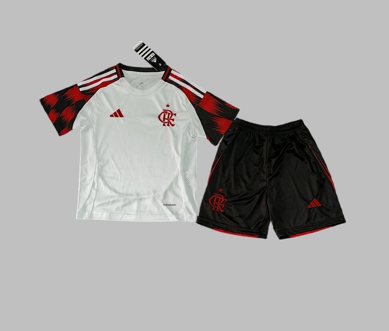 25-26 Flamengo Away Kids Cheap Soccer Jerseys Yupoo