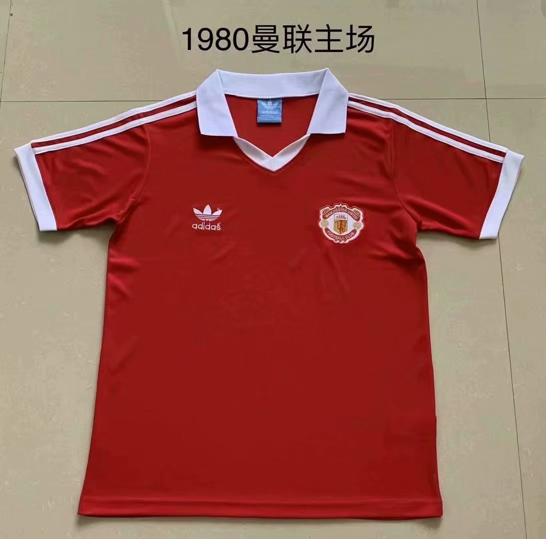 1980 M-anchester U-nited Home Retro Soccer Jerseys Yupoo