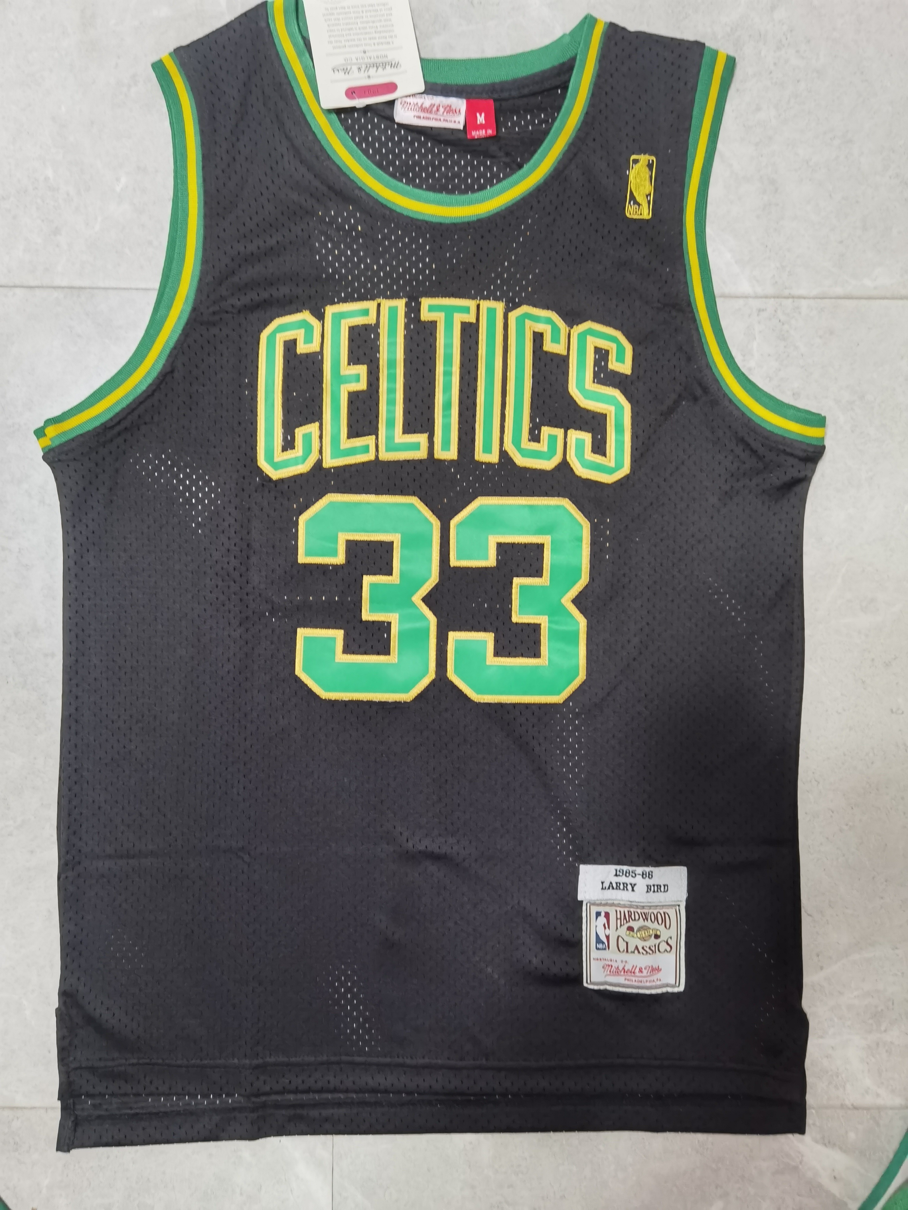 Celtics #33 Retro Embroidery