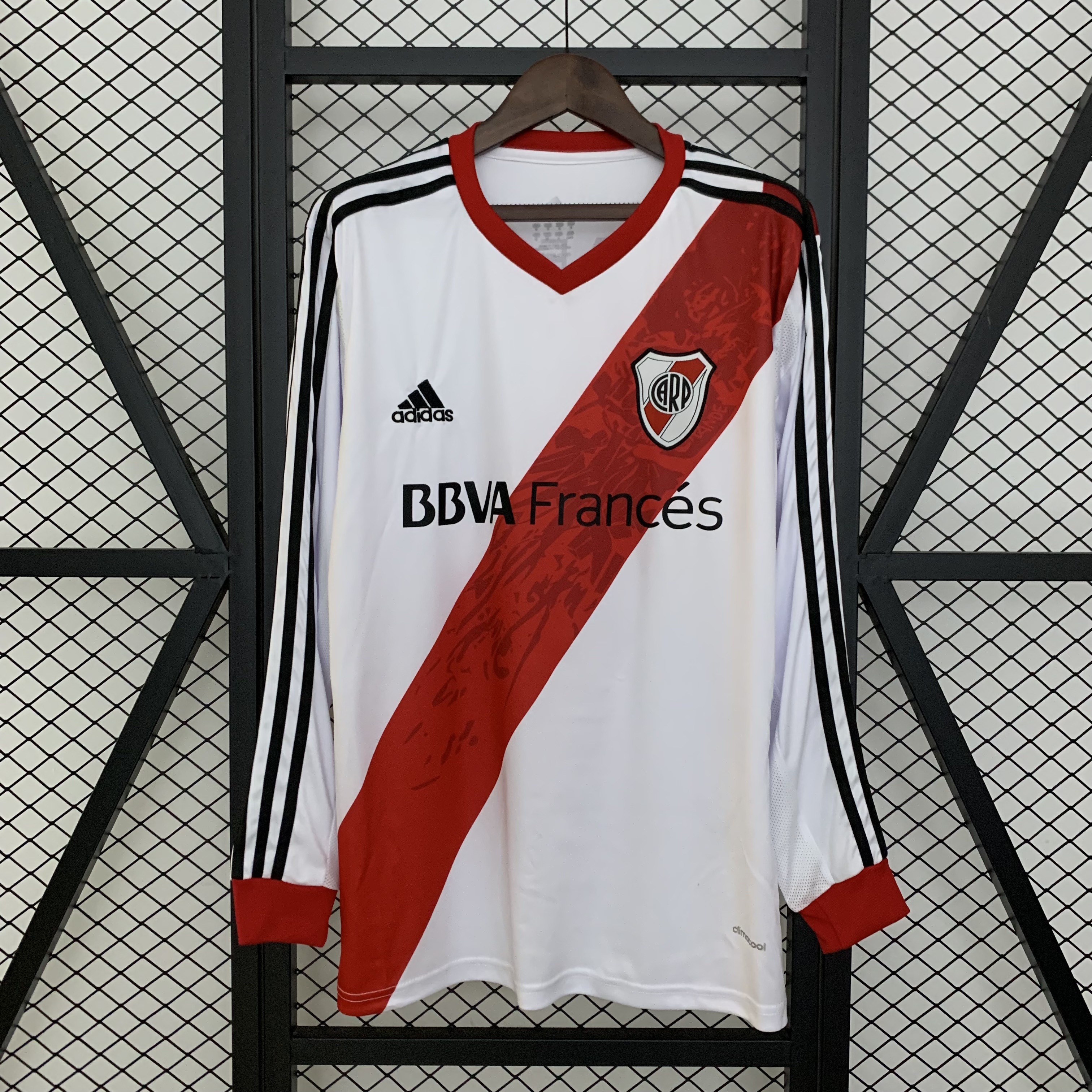 Retro Long Sleeve River Plate 13/14 Home S-XXL