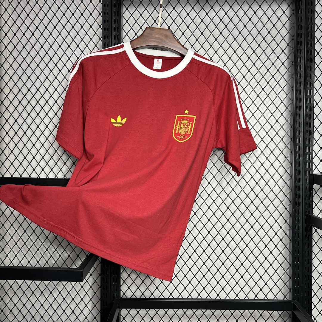 Spain 2024/25 Euro Retro style Jersey