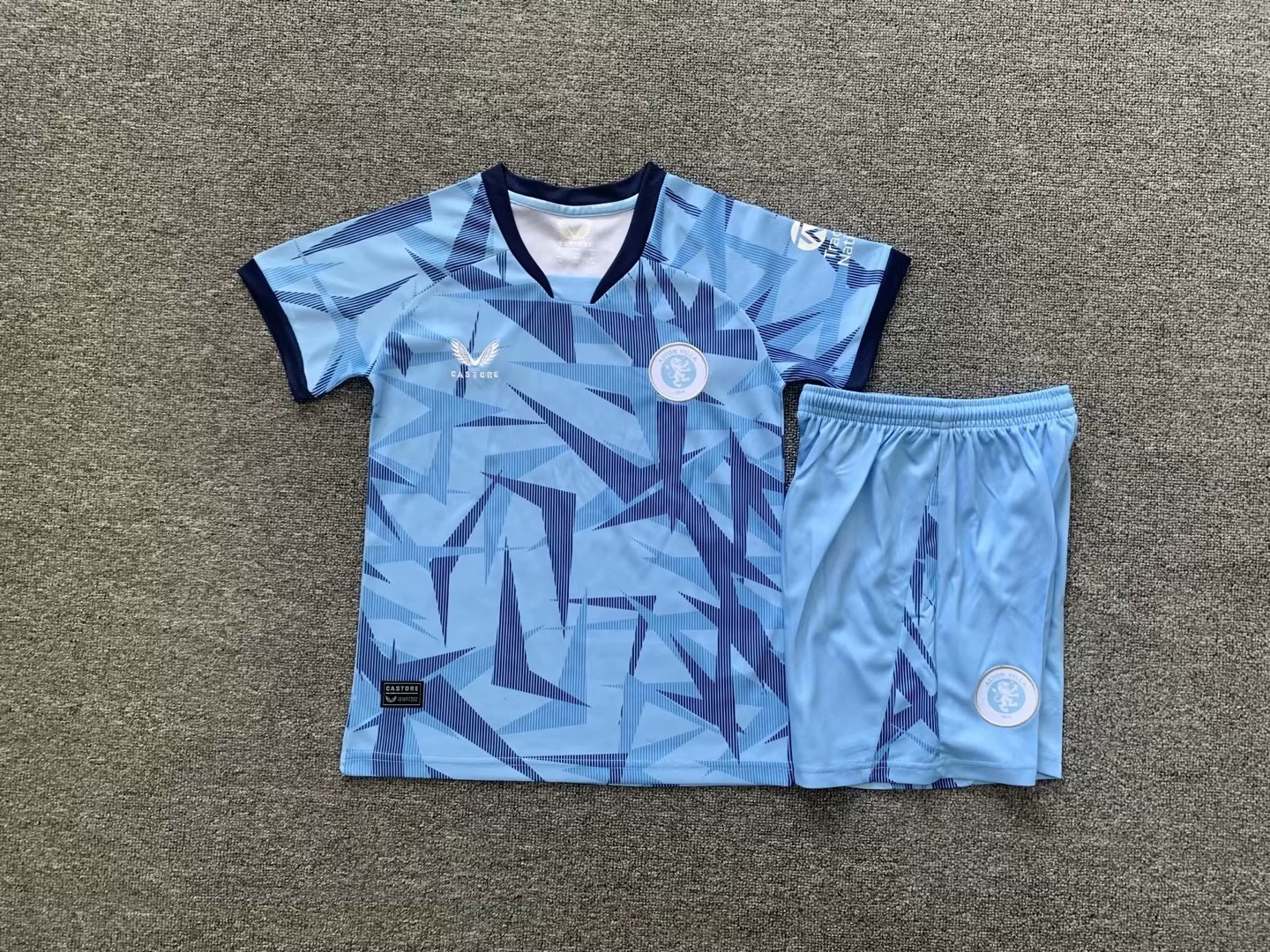 23-24 Aston Villa Third Kids Soccer Jerseys Yupoo