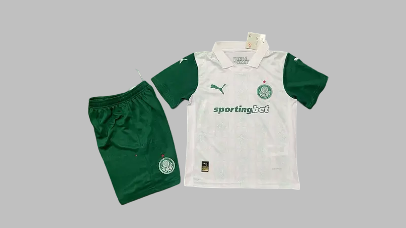 25-26 Palmeiras Away Kids Cheap Soccer Jerseys Yupoo