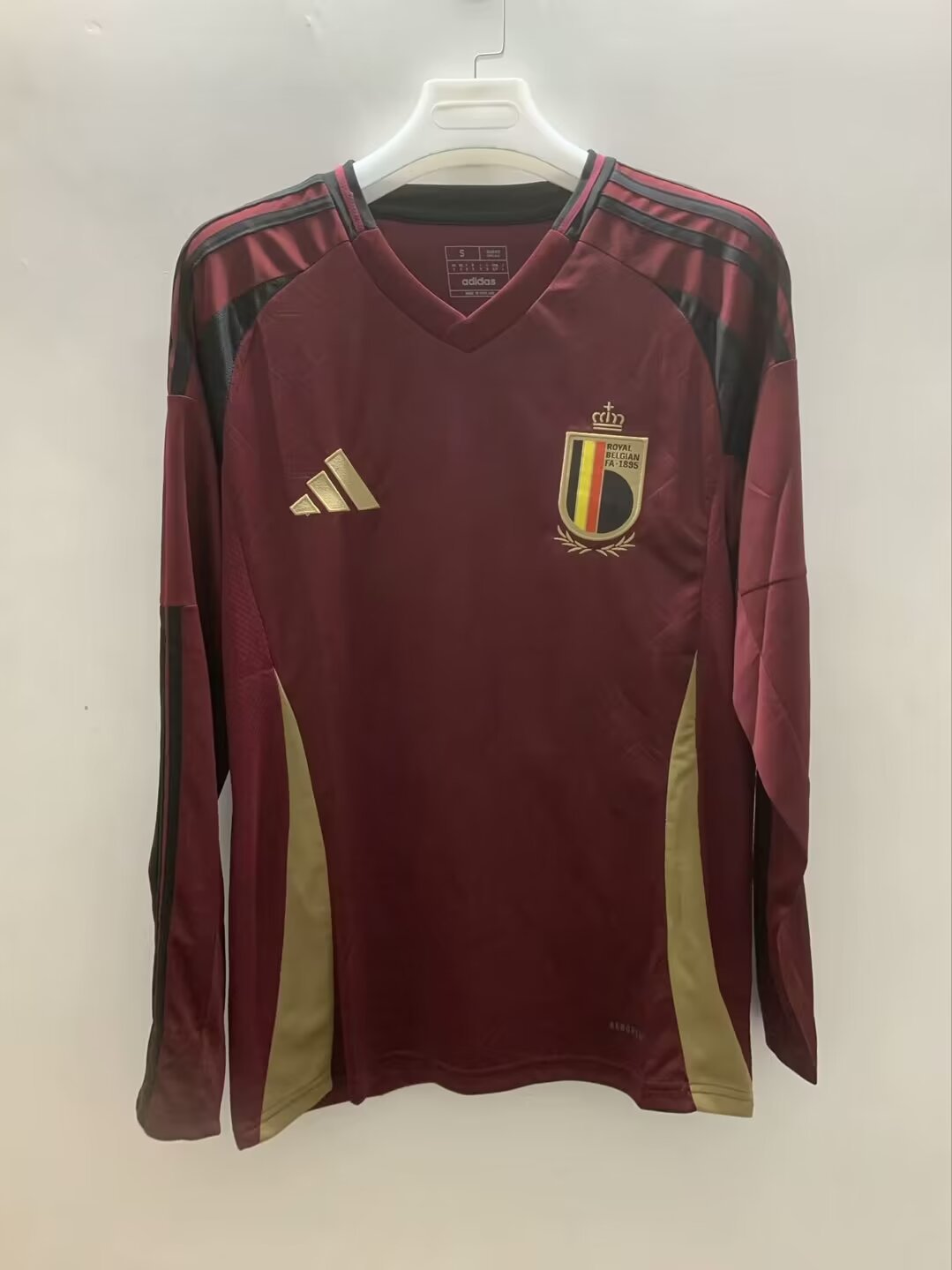 2024 Belgium Home Long Sleeve Soccer Jerseys Yupoo