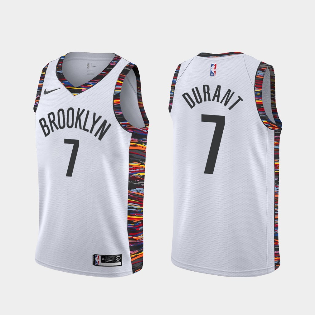 Nets #7 City Edition Embroidery