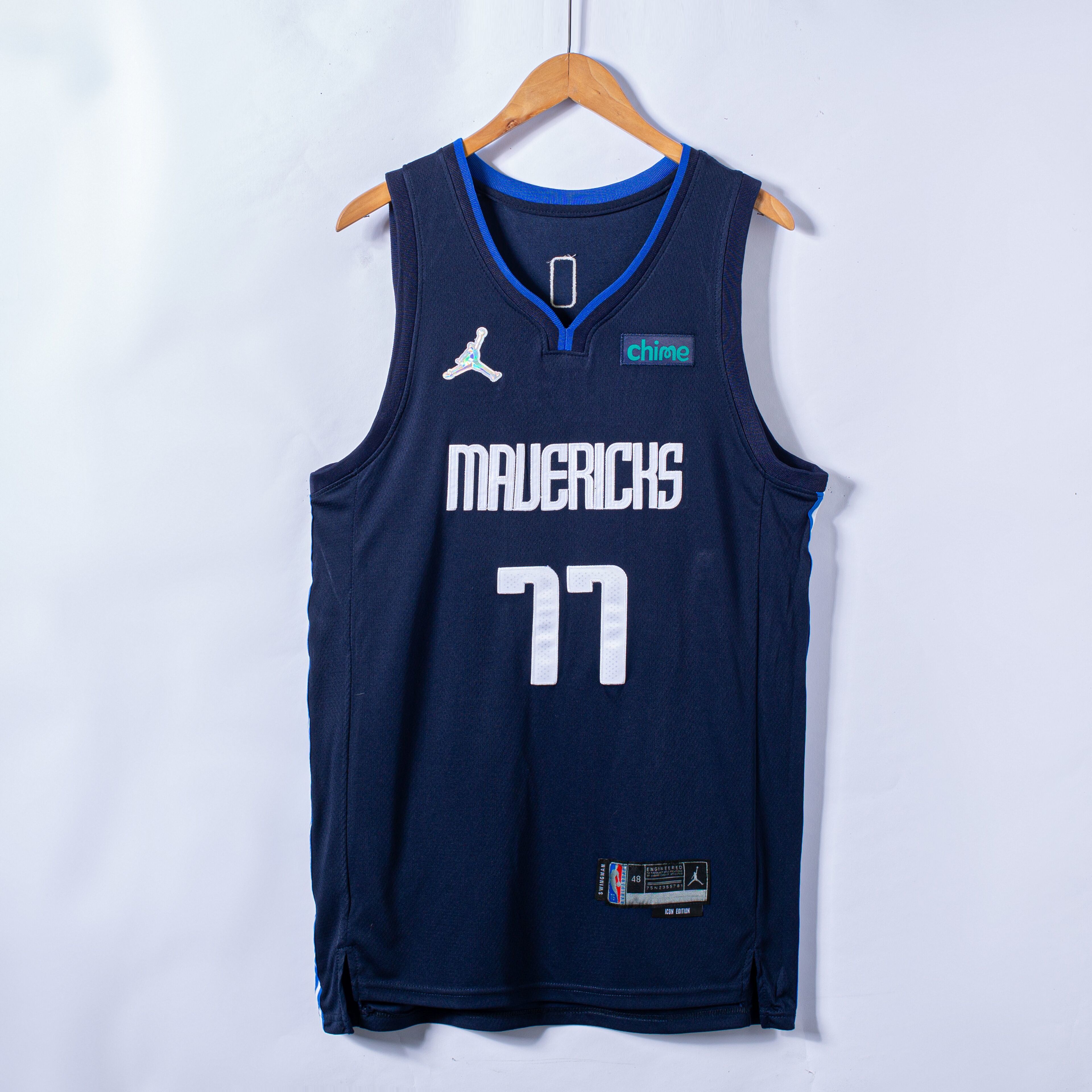 2022 Mavericks #77 75th Anniversary Embroidery
