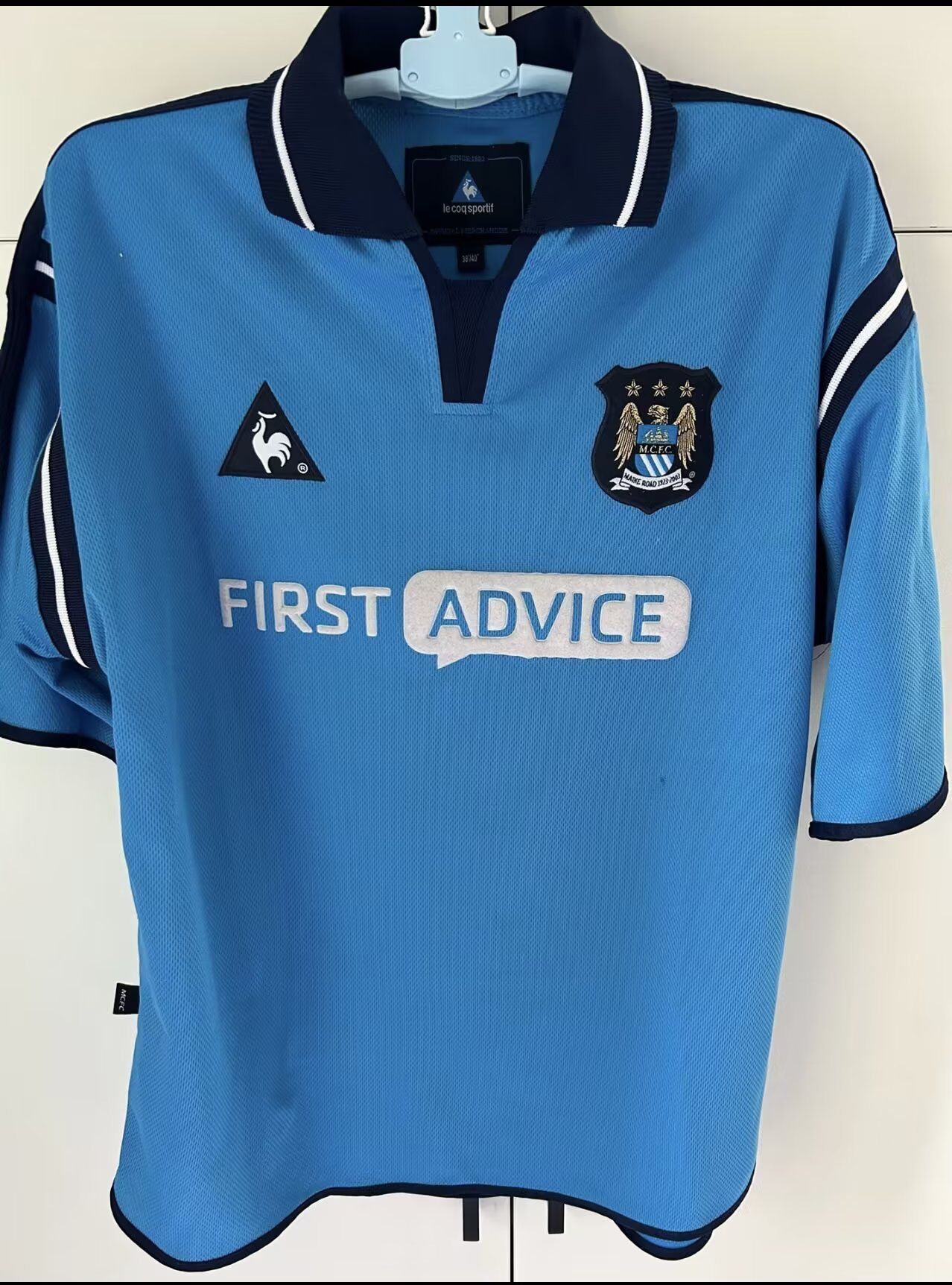 02-03 Manchester City Home Retro Soccer Jerseys Yupoo