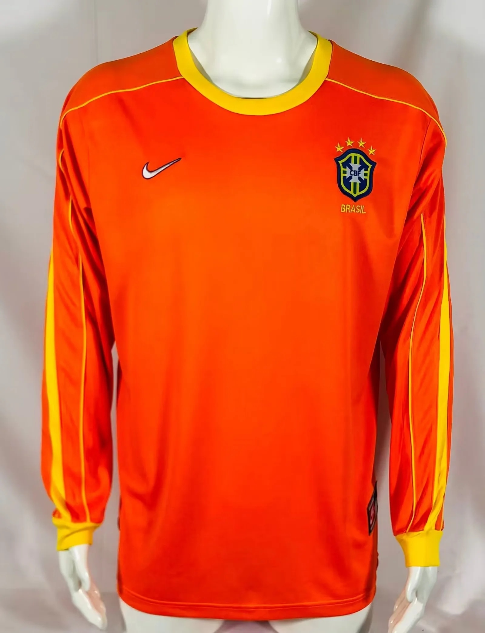 1998 Brazil Goalkeeper Retro Soccer Jerseys Yupoo