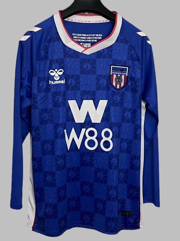 25-26 Sunderland Away Long Sleeve Cheap Soccer Jerseys Yupoo