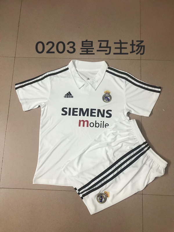02-03 Real Madrid Home Retro Soccer Jerseys Yupoo
