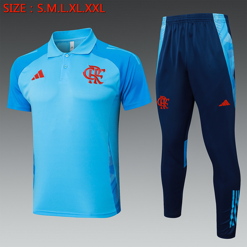 24-25 Flamengo Polo Training Soccer Suit Yupoo