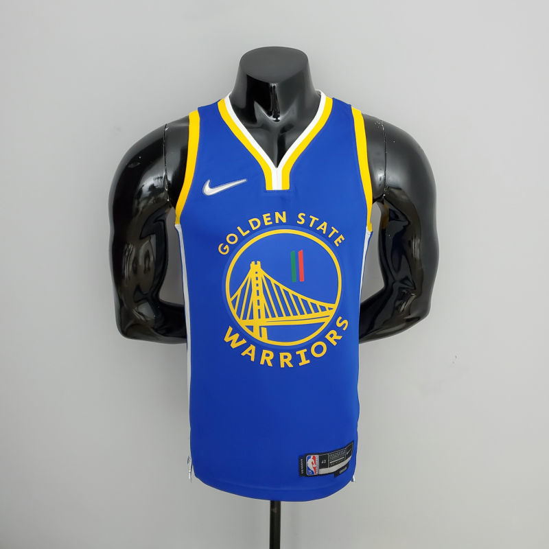 75th Anniversary Golden State Warriors Thompson #11 Mexico Edition Blue  NBA Jersey S-XXL