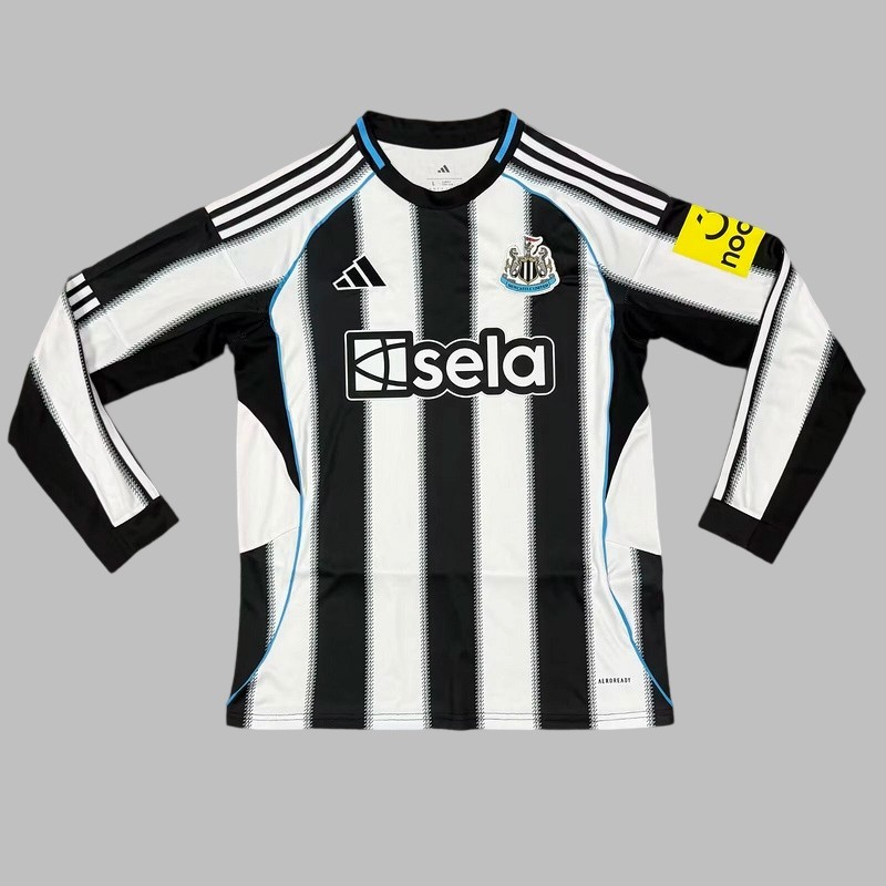 25-26 Newcastle United Home Long Sleeve Cheap Soccer Jerseys Yupoo