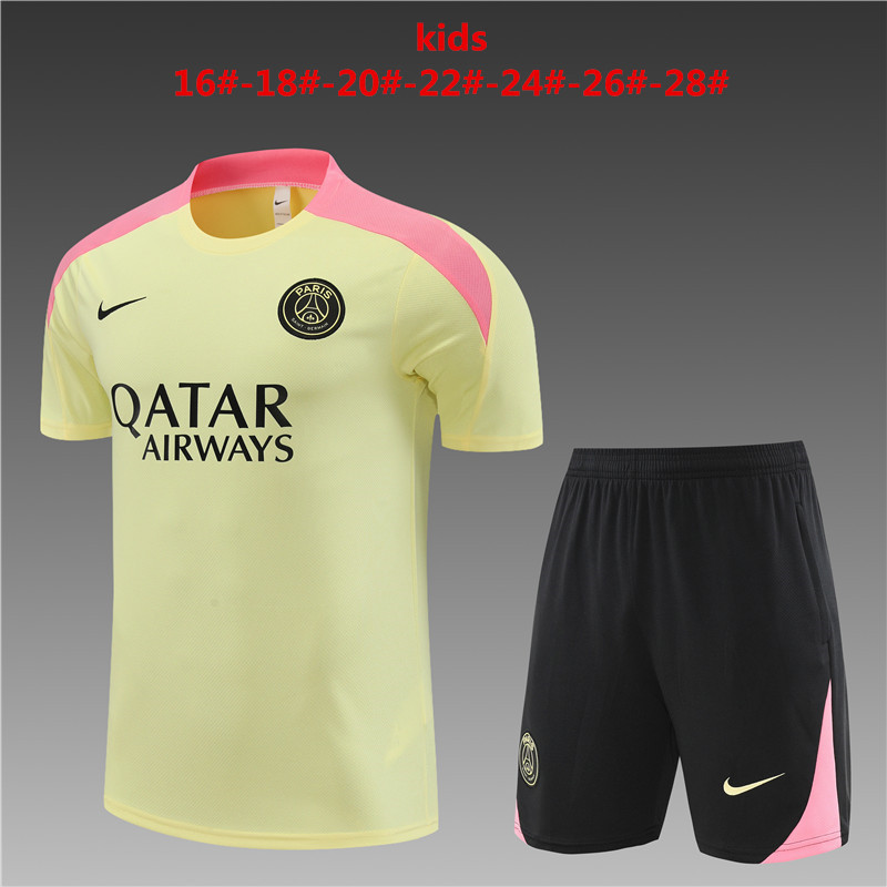 24-25 Paris Kids Training Soccer Jerseys Yupoo