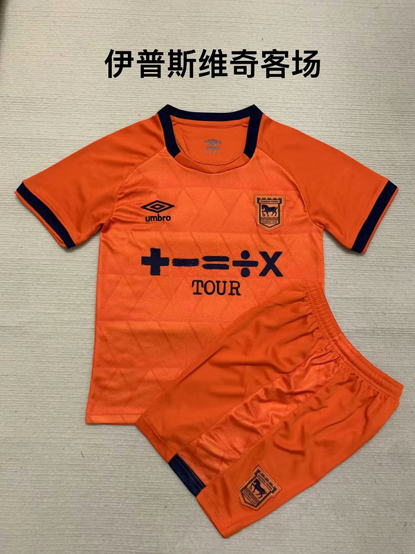 23-24 Ipswich Town F.C Away Adult And Kids Soccer Jerseys Yupoo
