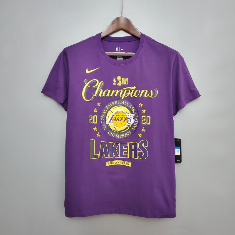 Lakers championship shirt purple S-XXL