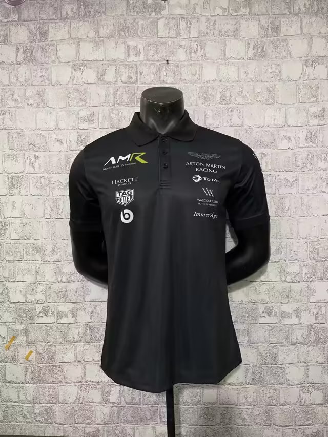 2023 Aston Martin F1 black polo