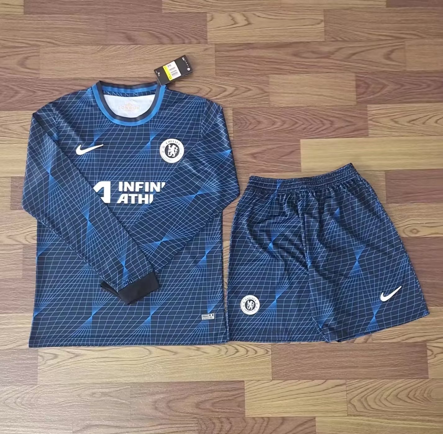 23-24 Chelsea Away Long Sleeve Soccer Jerseys Yupoo