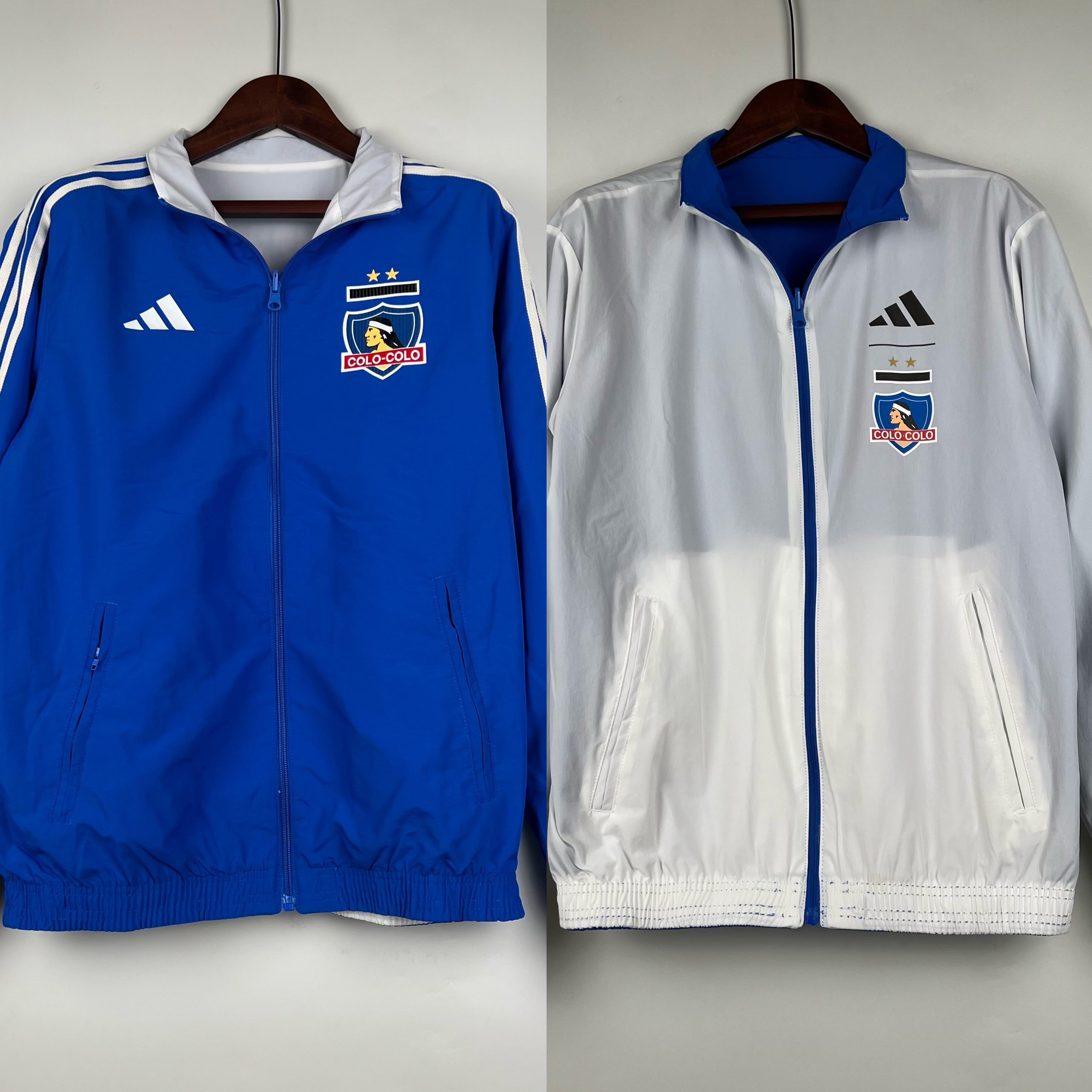23-24 Colo Colo Both Windbreaker Jackets Yupoo