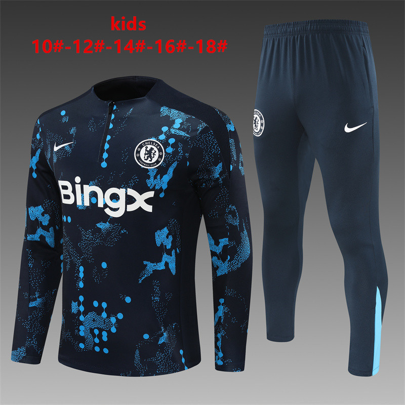 24-25 M-anchester U-nited Kids Long Sleeve Training Suit Yupoo
