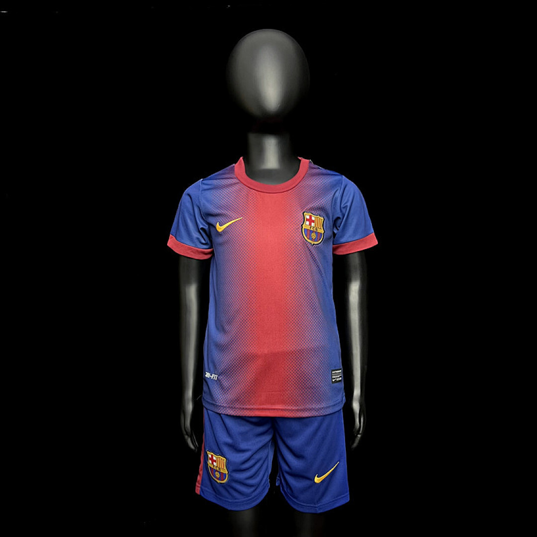 Retro Barcelona 12/13 home kids 16-28