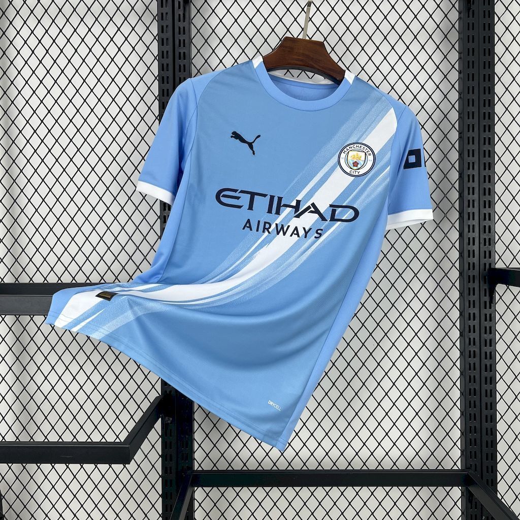 25-26 Manchester City Home Kit Football T-Shirt AAAAJersey Dropship Yupoo