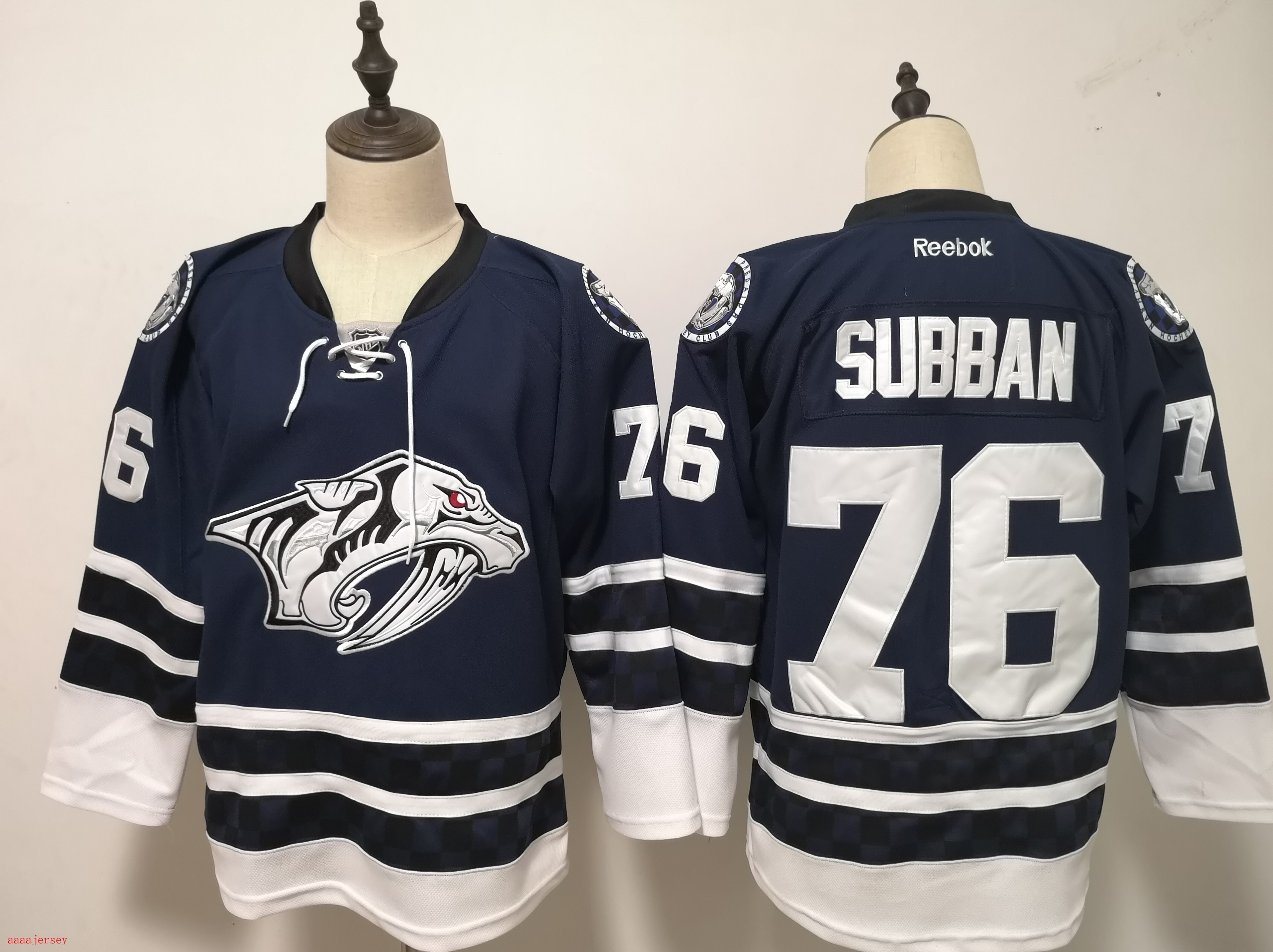 Nashville Predators ice hockey jersey M-3XL 纳什维尔掠夺者冰球服