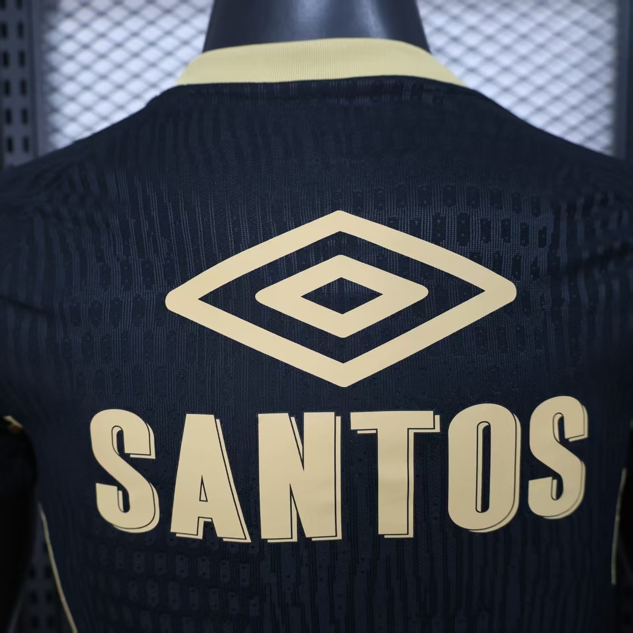 25-26 Santos FC Competition Training Black Player Version Kit AAAAJersey Supplier Yupoo 2