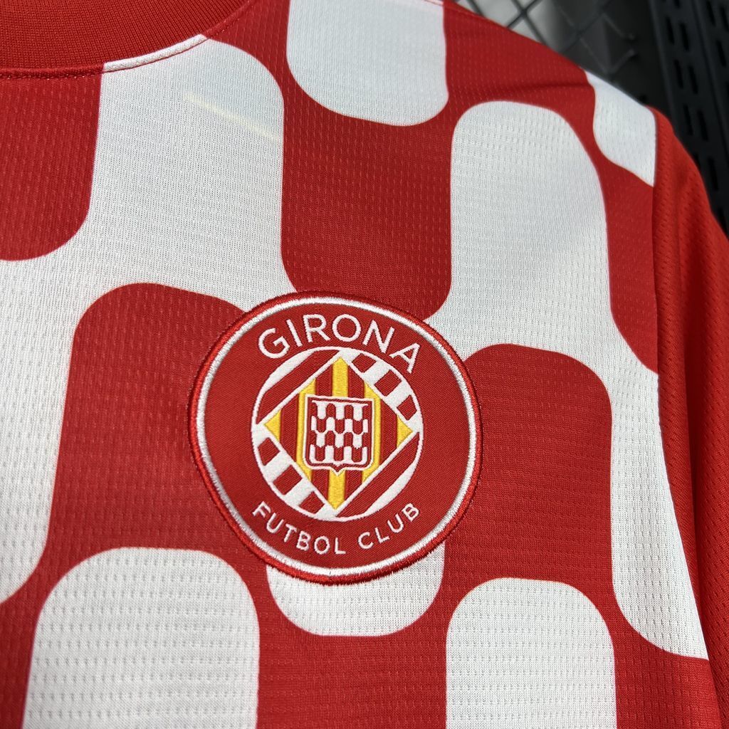 24-25 Girona Home Kit Football Apparels Sport AAAAJersey Yupoo 1