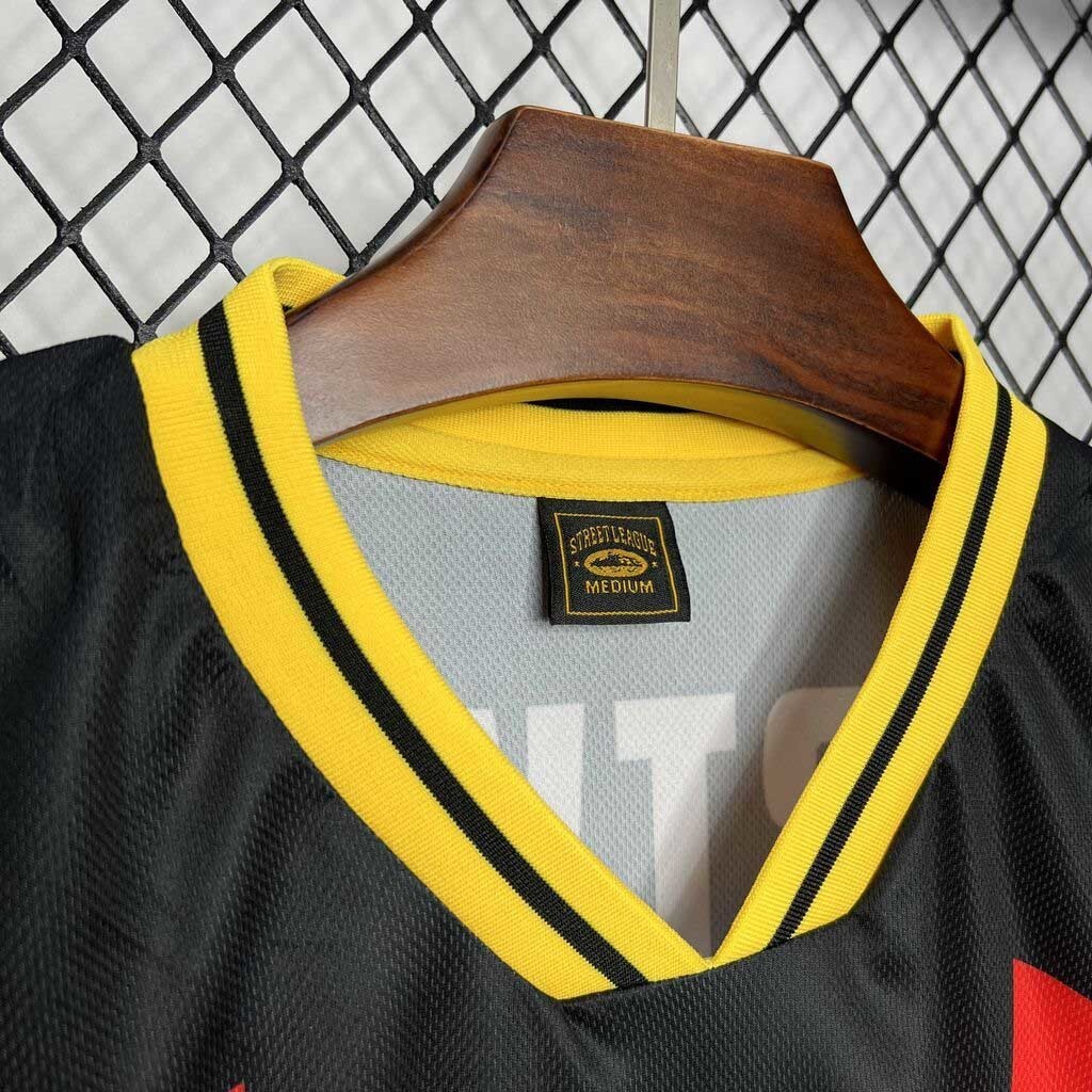 95-96 America RTW Yellow Retro Kit Vintage Shirt Sport AAAAJersey Yupoo 3
