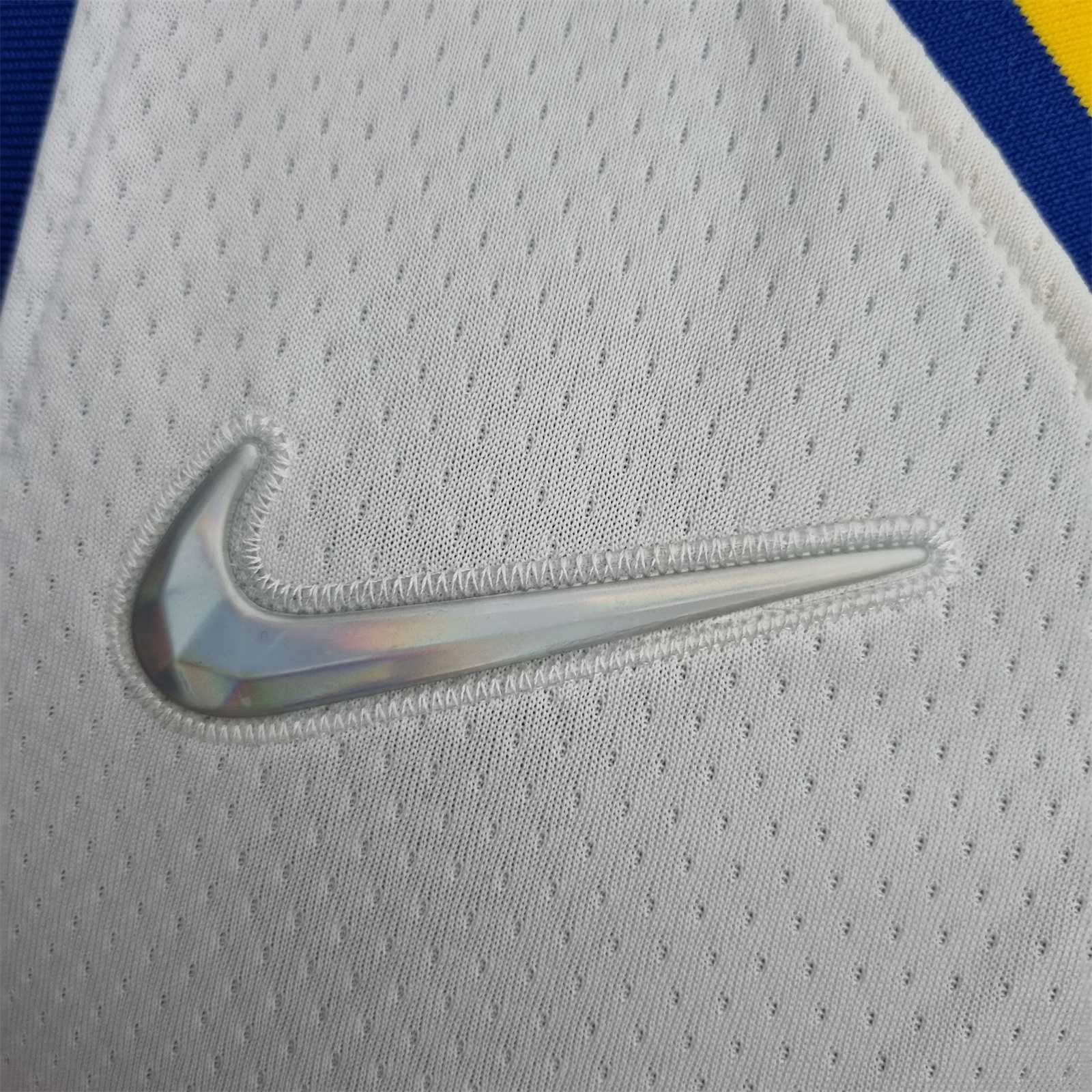 75th Anniversary Toscano#95 Golden State Warriors Mexico Exclusive White NBA Jersey 1