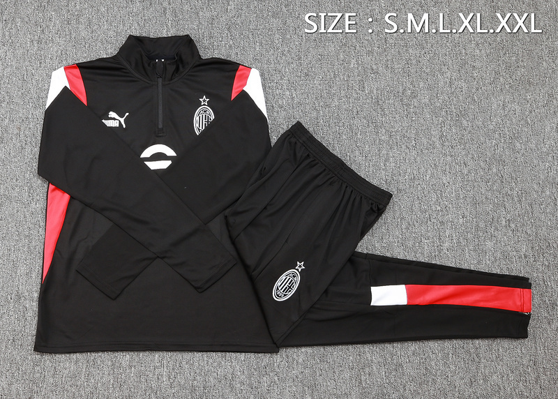 23-24 AC Milan Long Sleeve Training Suit Yupoo 2