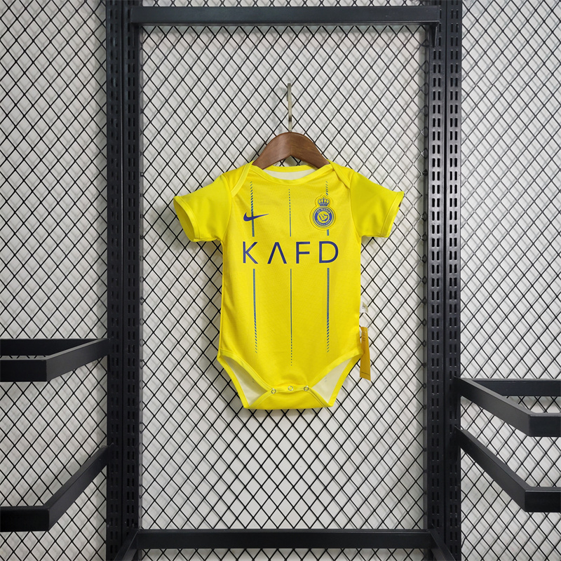 23-24 Baby Al Nassr FC Home Size 9-12 Football Shirt