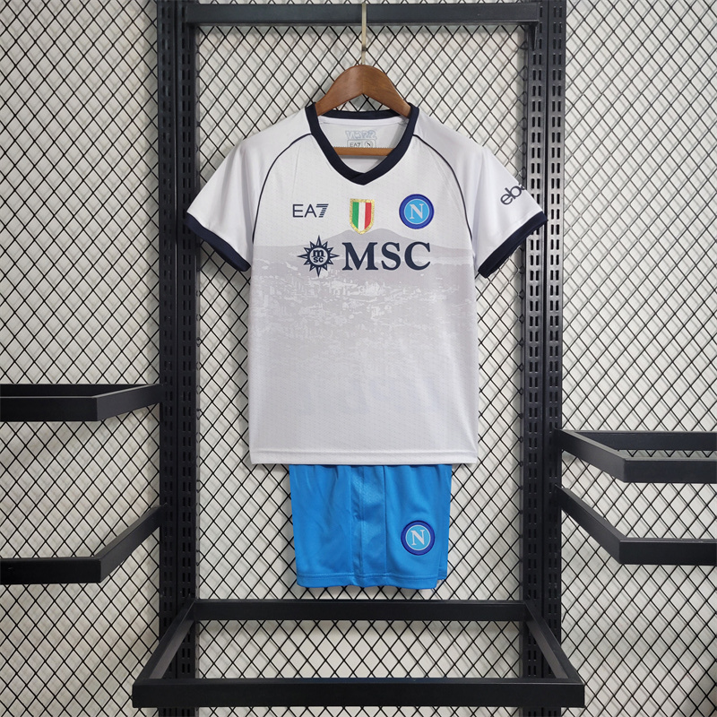 23-24 Kids Napoli away size 16-28 Football Shirt
