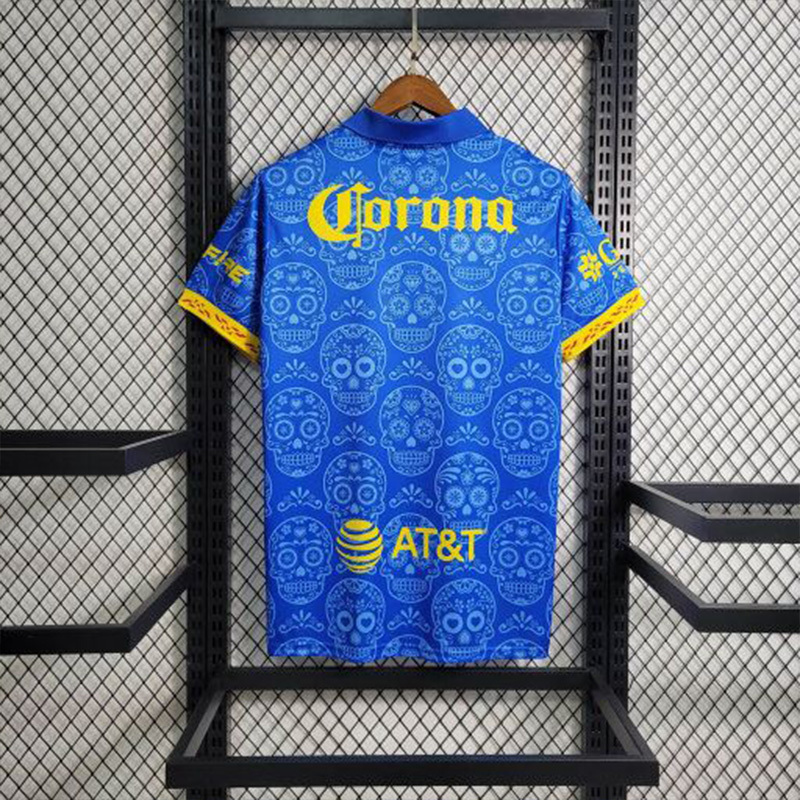 23-24 Americas Day of the Dead Special Edition Blue S-4XL Cheap Soccer Jerseys 4