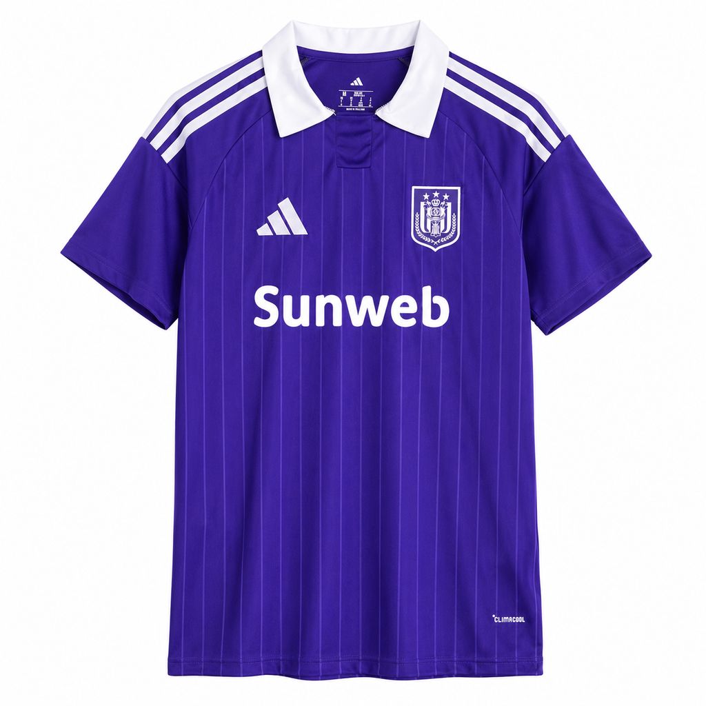 26-27 RSC Anderlecht Mens Home Kit Football T-Shirt AAAAJersey Supply Yupoo 8