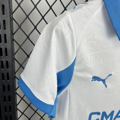 25-26 Olympique Marseille Home Kid Kits Youth Apparels Sino AAAAJersey Supply Yupoo 11