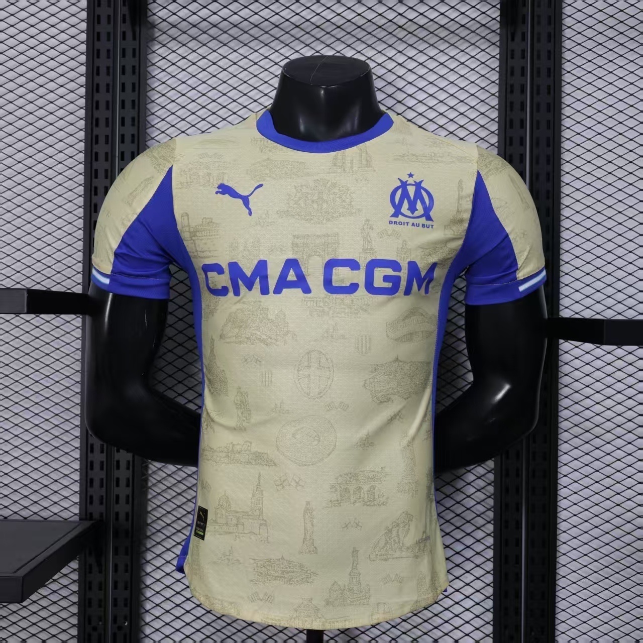 25-26 Marseille Third Player Version Kit Football T-Shirt AAAAJersey Supply Yupoo
