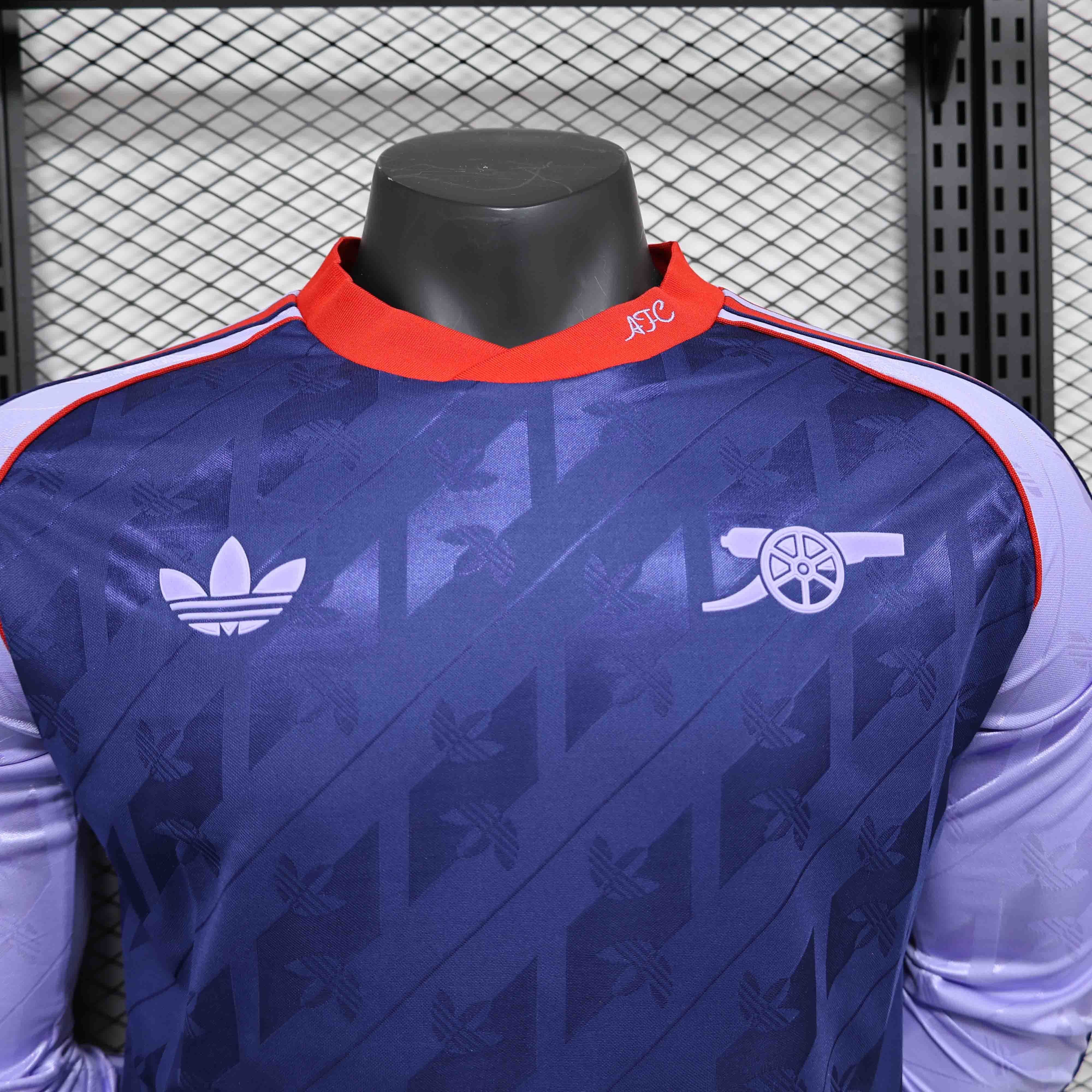 24-25 Arsenal LFSTLR Purple Long Sleeve Kit Player Version Shirt AAAAJersey Supplier Yupoo 2