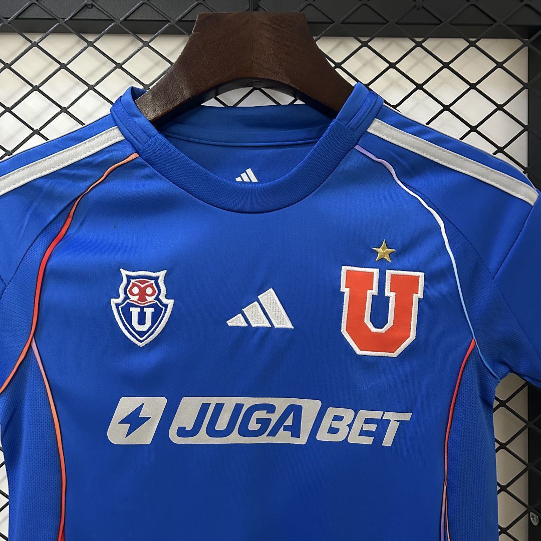 25-26 University of Chile Home Kid Kits Youth Apparels AAAAJersey Dropship Yupoo 3