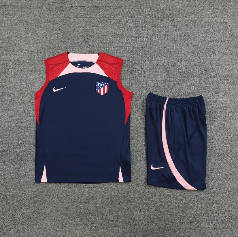 23-24 Atletico Madrid Training Vest Kit S-XXL Soccer Jerseys 1