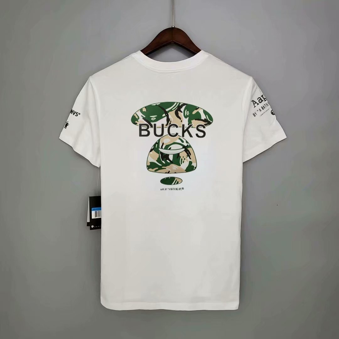 NBA Milwaukee Bucks white 1