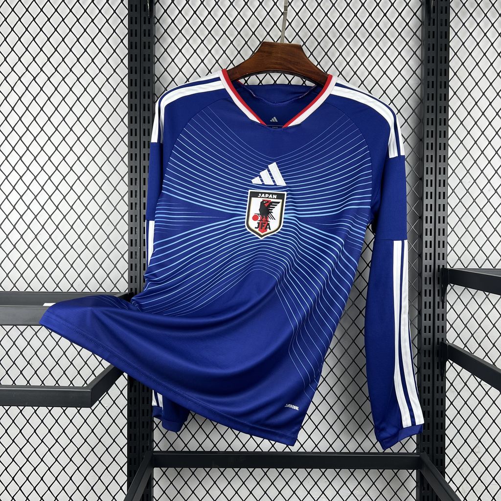 World Cup Jersey 2026 Japan Mens Home Kit Football Long Sleeve T-Shirt AAAAJersey Supply Yupoo 2