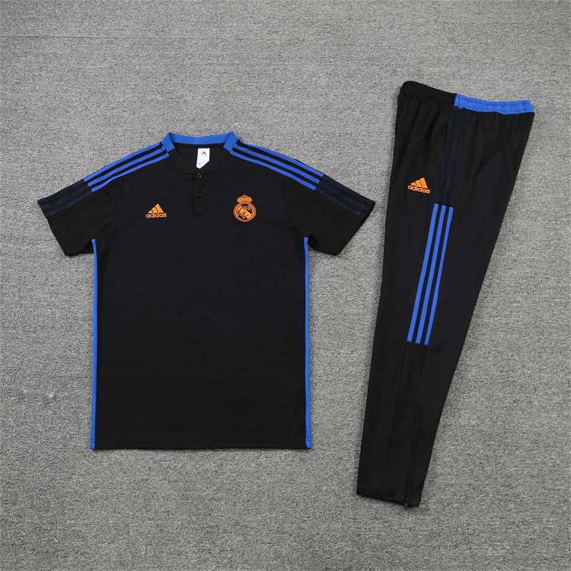 Real Madrid Polo black with yellow-logo 4