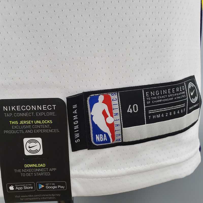James #6 Lakers white 2