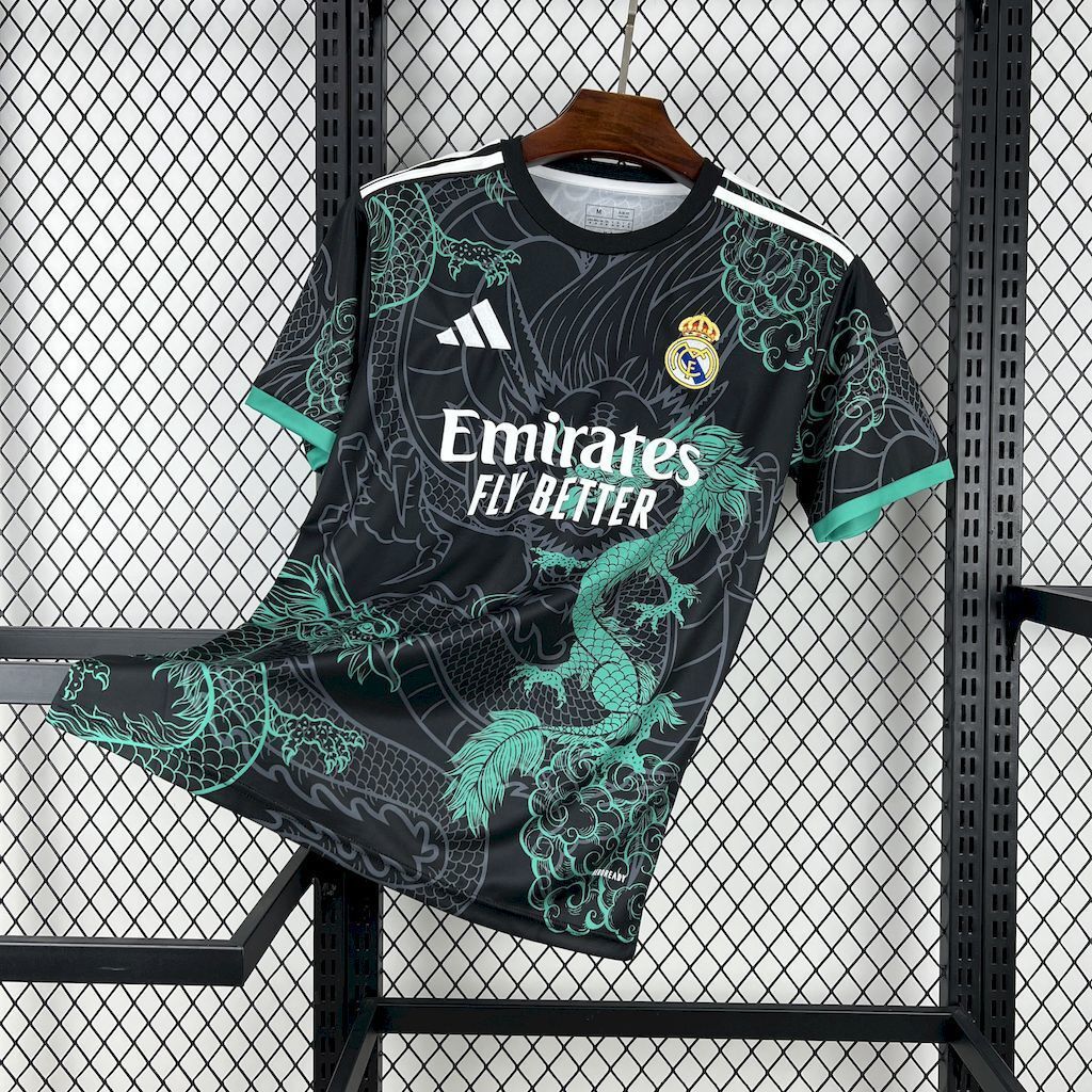 25-26 Real Madrid Green Dragon Special Edition Shirt AAAAJersey Dropship Yupoo