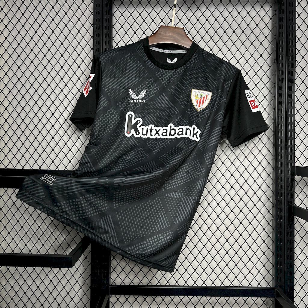24-25 Athletic Bilbao Black Goalkeeper Shirt Soccer Uniforms Soccer AAAAJersey Yupoo 2