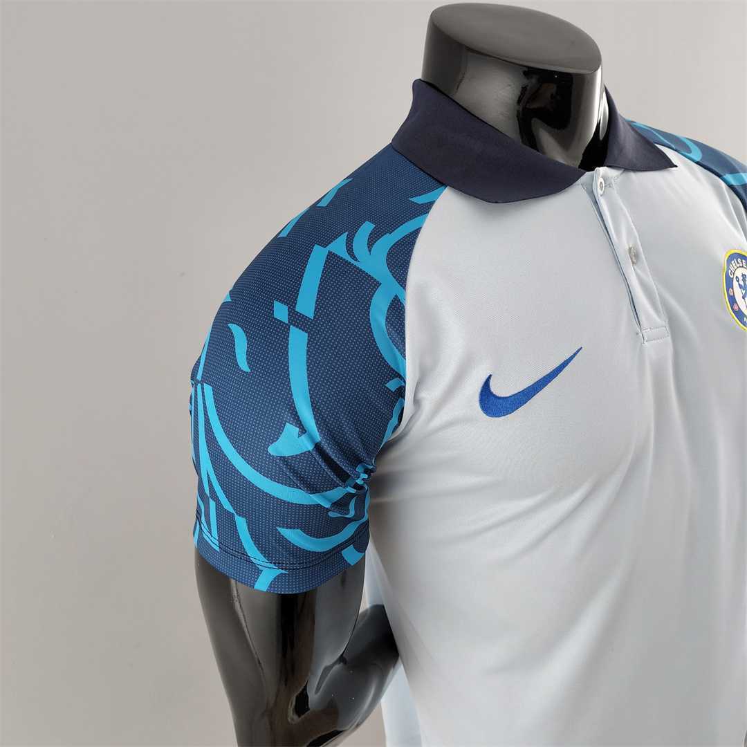 22-23 Chelsea light bluewhite POLO 2