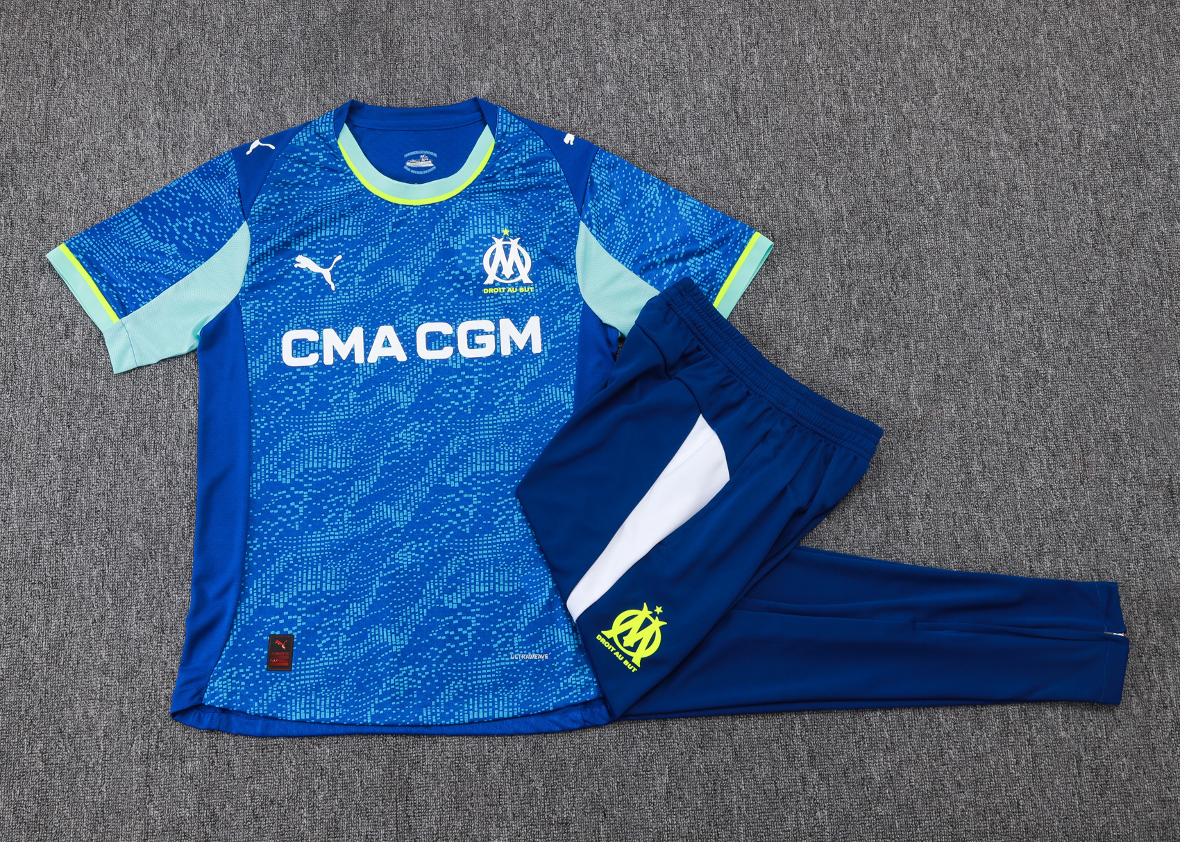 25-26 Marseille Third Away Player Version Training Kits Football Tracksuits 1